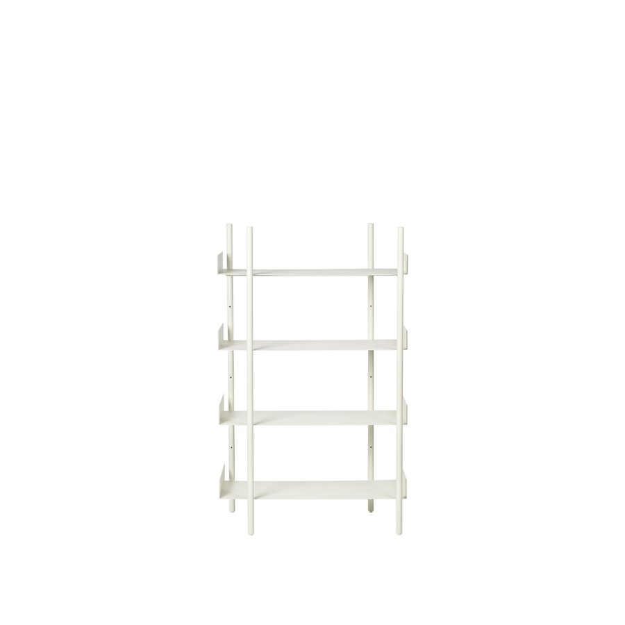 BROSTE COPENHAGEN Nobuko Medium ben til byg selv reol - hvid jern (st med 2)