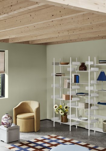 BROSTE COPENHAGEN Nobuko Medium ben til byg selv reol - hvid jern (st med 2)