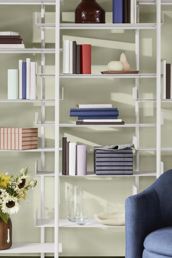 BROSTE COPENHAGEN Nobuko Medium ben til byg selv reol - hvid jern (st med 2)