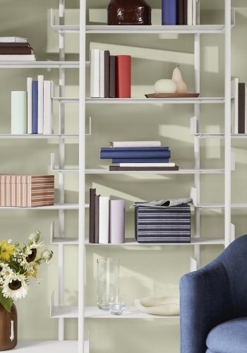 BROSTE COPENHAGEN Nobuko Lave ben til byg selv reol - hvid jern (st med 2)