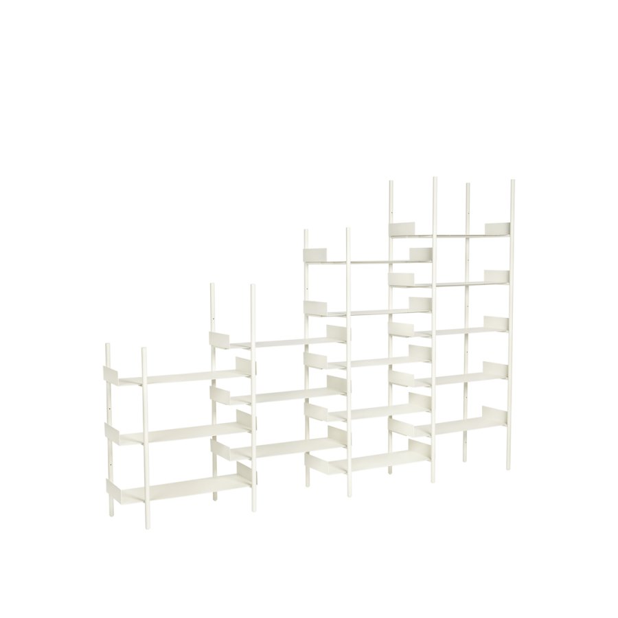 BROSTE COPENHAGEN Nobuko Modulr hylde til byg selv reol - hvid jern