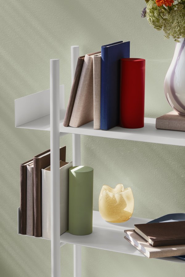 BROSTE COPENHAGEN Nobuko Modulr hylde til byg selv reol - hvid jern