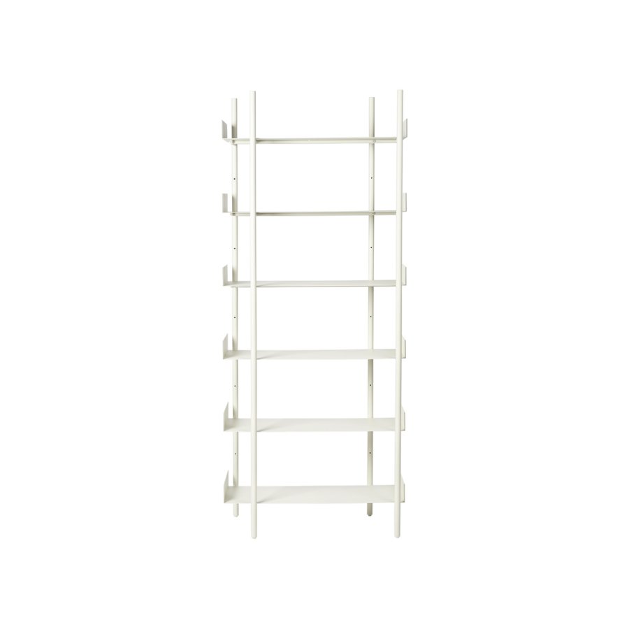 BROSTE COPENHAGEN Nobuko Ekstra hje ben til byg selv reol - hvid jern (st med 2)