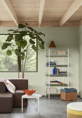 BROSTE COPENHAGEN Nobuko Ekstra hje ben til byg selv reol - hvid jern (st med 2)