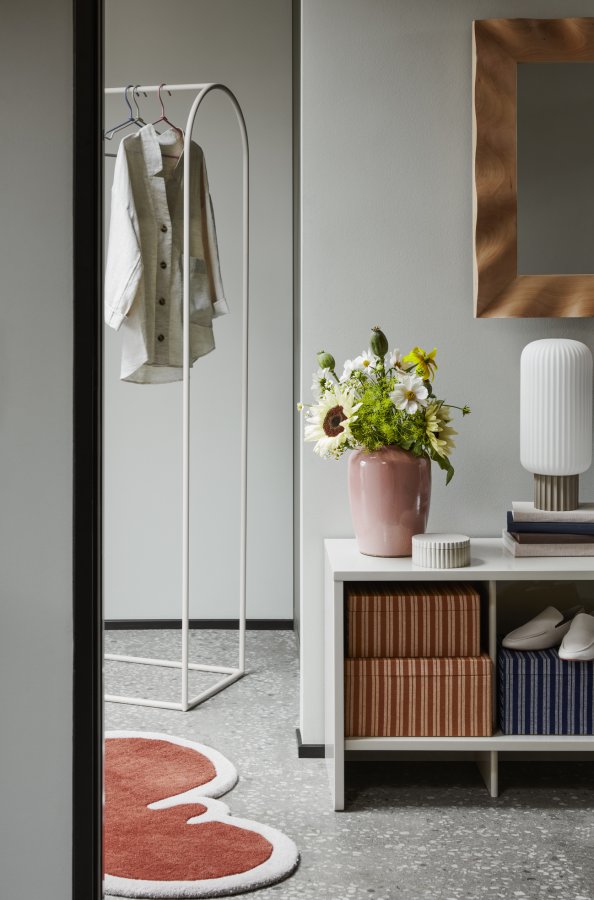 BROSTE COPENHAGEN Archie tjstativ - hvid metal