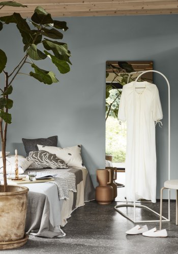 BROSTE COPENHAGEN Archie tjstativ, m. spejl - spejlglas og hvid metal