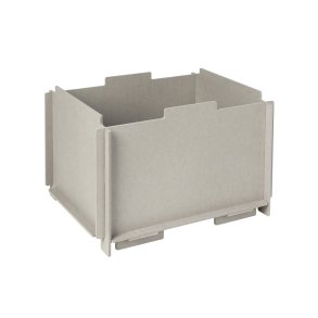 BROSTE COPENHAGEN Stacie opbevaringsbox, stabelbar - gr MDF (34x44)