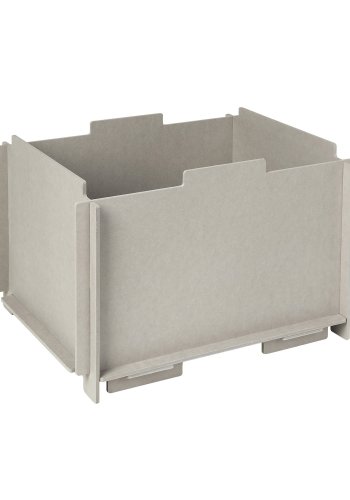 BROSTE COPENHAGEN Stacie opbevaringsbox, stabelbar - gr MDF (34x44)