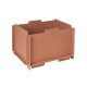 BROSTE COPENHAGEN Stacie opbevaringsbox, stabelbar - brun MDF (34x44)