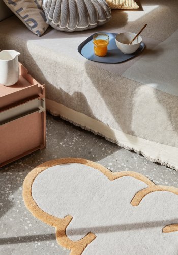 BROSTE COPENHAGEN Stacie bakke, stabelbar - brun MDF (34x44)