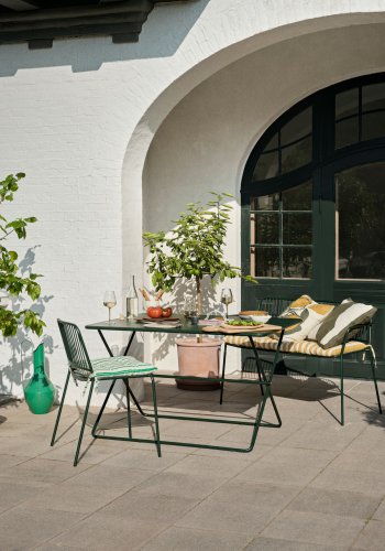 BROSTE COPENHAGEN Eden havestol - beige gr stl