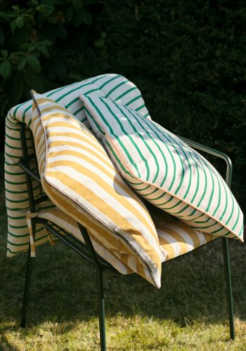 BROSTE COPENHAGEN Eden havestol, m. armln - beige gr stl