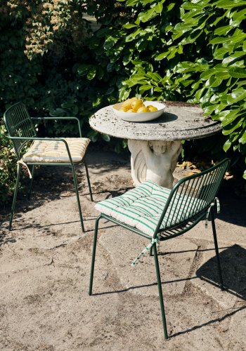 BROSTE COPENHAGEN Eden havestol, m. armln - beige gr stl