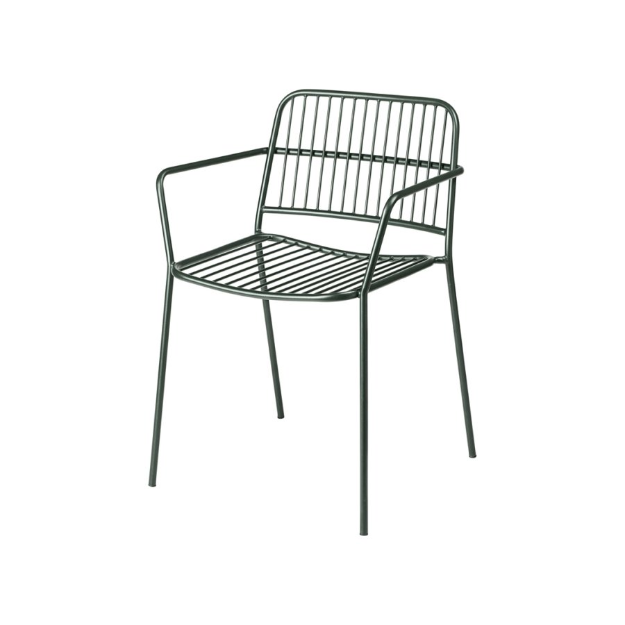 BROSTE COPENHAGEN Eden havestol, m. armln - skovgrn stl