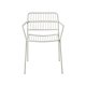 BROSTE COPENHAGEN Eden havestol, m. armln - beige gr stl