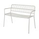 BROSTE COPENHAGEN Eden havebnk, m. rygln og armln - beige gr stl