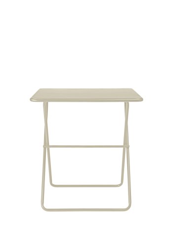 BROSTE COPENHAGEN Eden havebord, kvadratisk - beige gr stl (70x70)