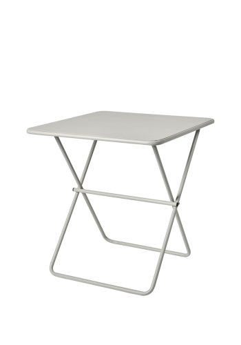 BROSTE COPENHAGEN Eden havebord, kvadratisk - beige gr stl (70x70)