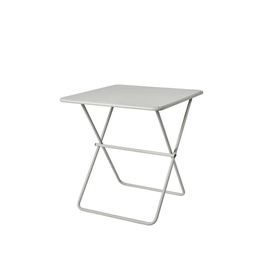 BROSTE COPENHAGEN Eden havebord, kvadratisk - beige gr stl (70x70)