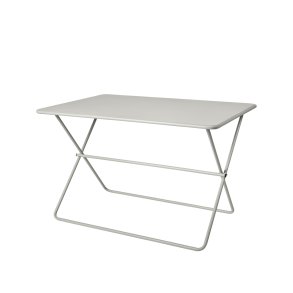 BROSTE COPENHAGEN Eden havebord, rektangulr - beige gr stl (120x70)