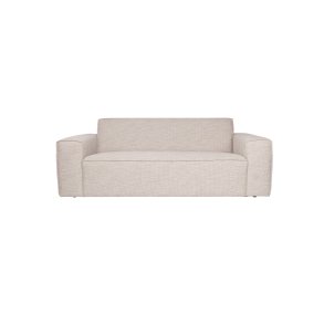 ZUIVER Bor 2,5-personers sofa - latte polyester og tr
