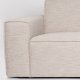 ZUIVER Bor 2,5-personers sofa - latte polyester og tr