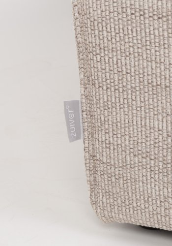 ZUIVER Bor 2,5-personers sofa - latte polyester og tr