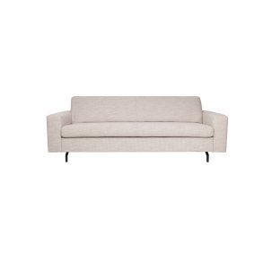 ZUIVER Jean 2,5-personers sofa - latte polyester og stl