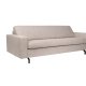 ZUIVER Jean 2,5-personers sofa - latte polyester og stl