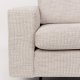 ZUIVER Jean 2,5-personers sofa - latte polyester og stl