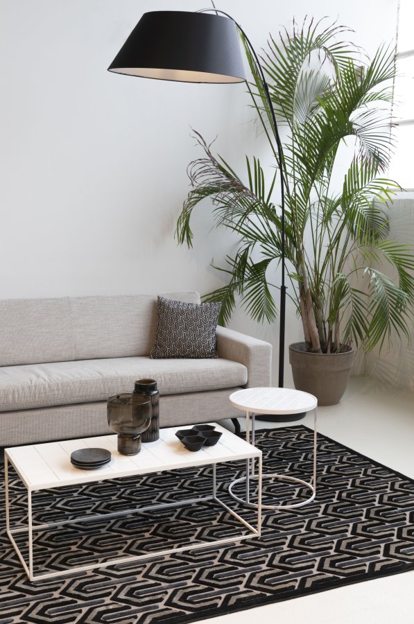 ZUIVER Jean 2,5-personers sofa - latte polyester og stl