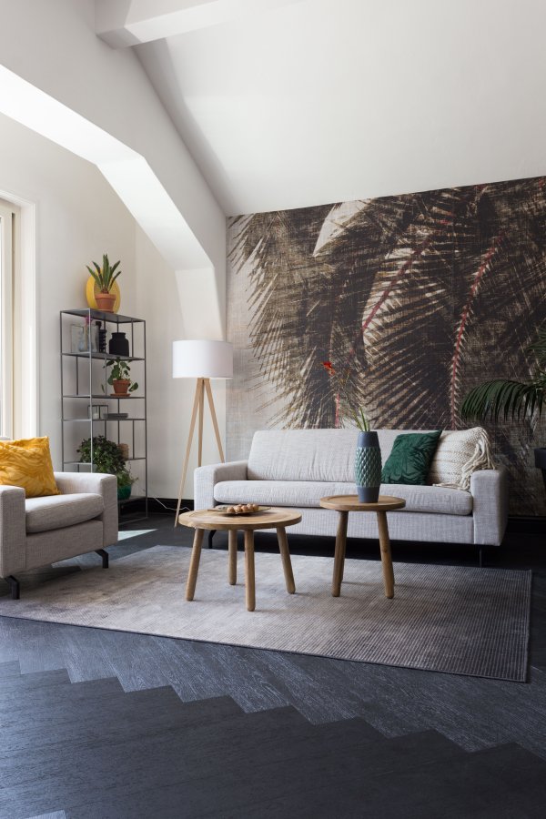 ZUIVER Jean 2,5-personers sofa - latte polyester og stl