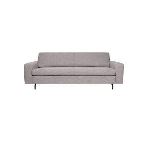 ZUIVER Jean 2,5-personers sofa - gr polyester og stl