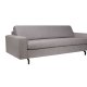 ZUIVER Jean 2,5-personers sofa - gr polyester og stl