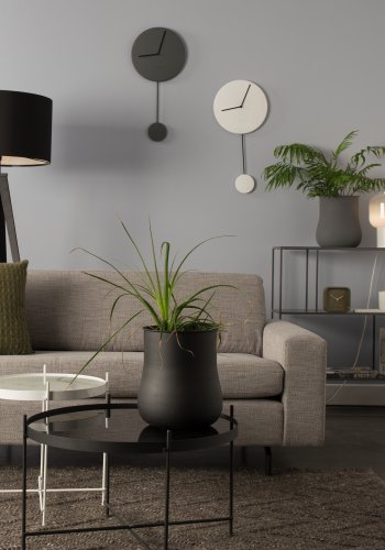 ZUIVER Jean 2,5-personers sofa - gr polyester og stl