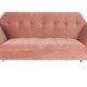 DUTCHBONE Kate 2 pers. sofa - lyserd ler fljl stof og sort jern