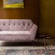 DUTCHBONE Kate 2 pers. sofa - lyserd ler fljl stof og sort jern