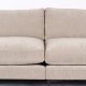 ZUIVER Sommer 4,5-personers sofa - latte polyester og stl