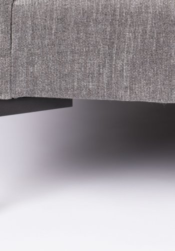 ZUIVER Sommer 3-personers sofa - antracitgr polyester og stl