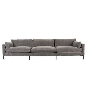 ZUIVER Sommer 4,5-personers sofa - antracitgr polyester og stl