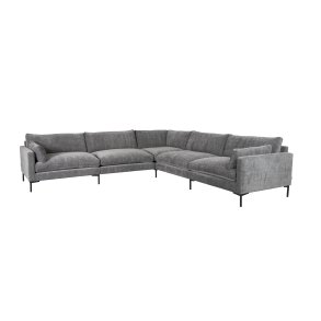 ZUIVER Sommer 7-personers sofa antracit