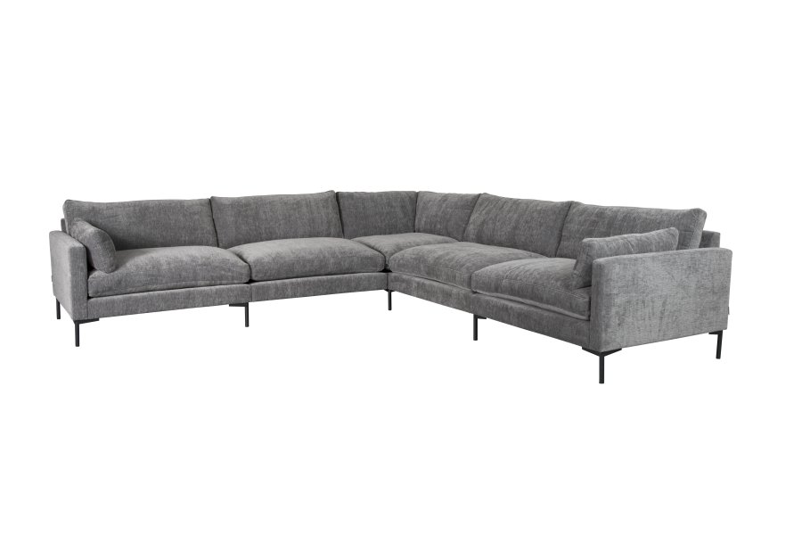 ZUIVER Sommer 7-personers sofa antracit