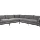 ZUIVER Sommer 7-personers sofa antracit