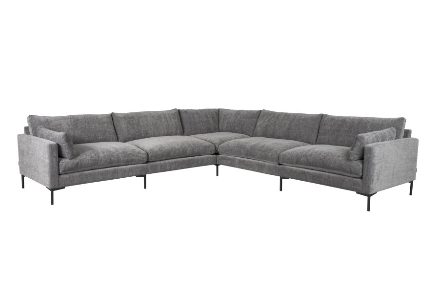 ZUIVER Sommer 7-personers sofa antracit