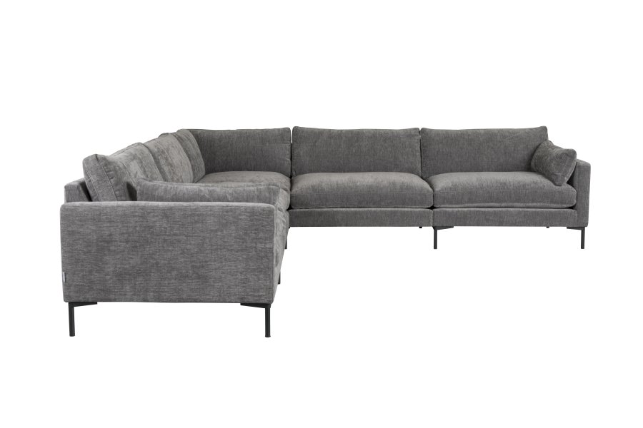 ZUIVER Sommer 7-personers sofa antracit