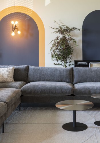 ZUIVER Sommer 7-personers sofa antracit