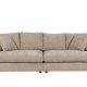 ZUIVER Sense 3-personers sofa - natur soft polyester og plast