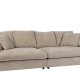 ZUIVER Sense 3-personers sofa - natur soft polyester og plast