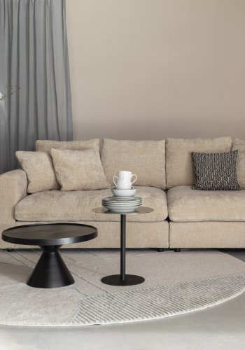 ZUIVER Sense 3-personers sofa - natur soft polyester og plast