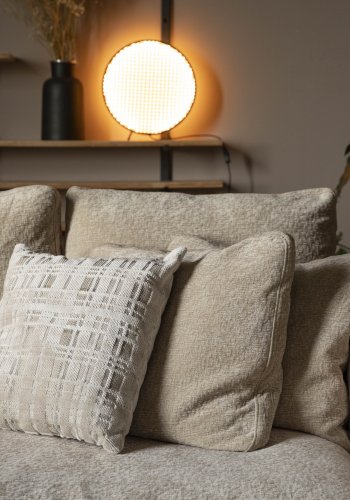 ZUIVER Sense 3-personers sofa - natur soft polyester og plast